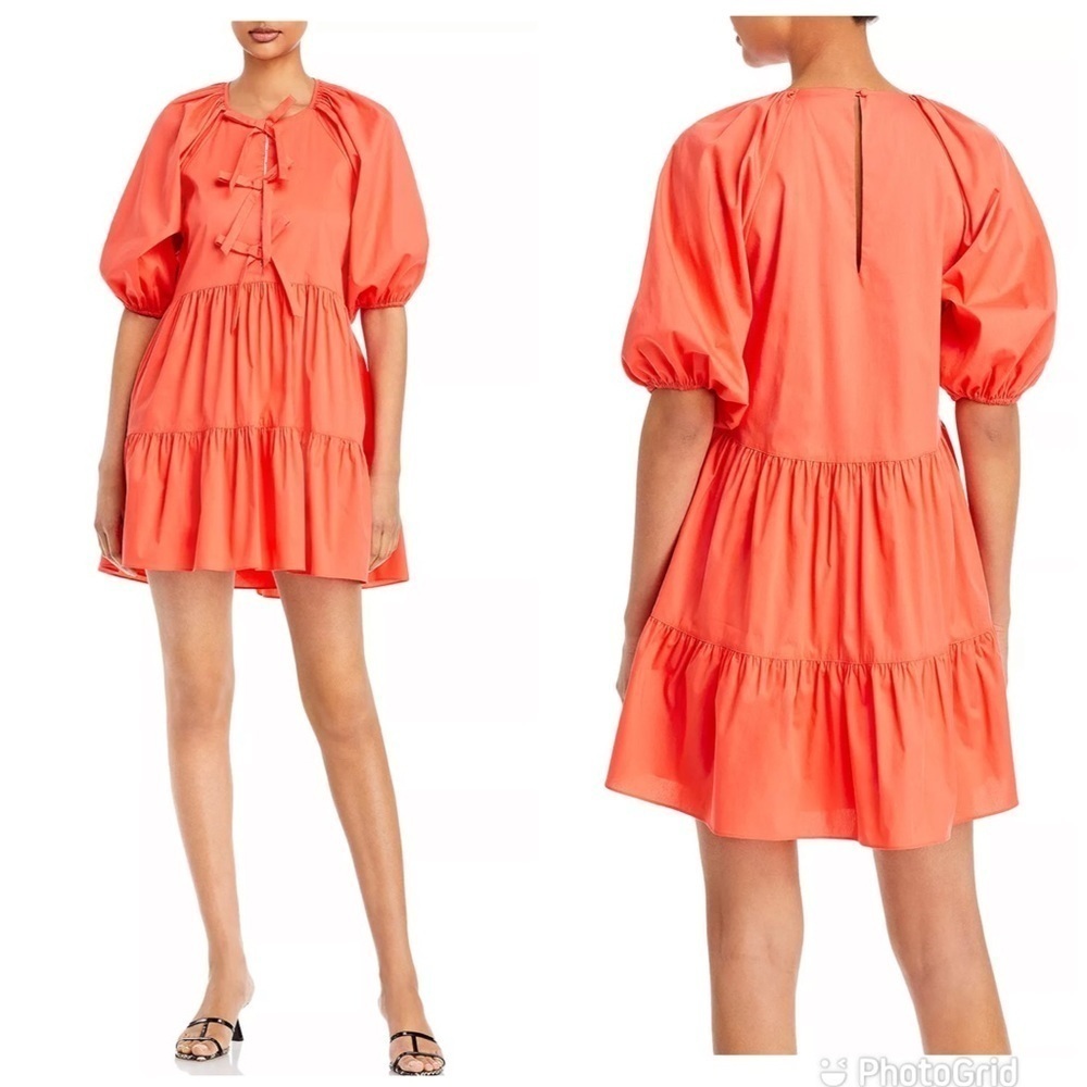 Cinq a Sept LYNN DRESS in Neon Coral New with Tags!